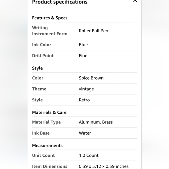 ❤️BUY 5 GET 3 FREE Leuchtturm1917 Spice Brown Gel Pen, Retail Price $28.50 - Picture 8 of 9